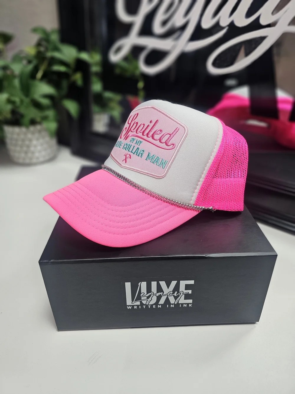 Custom Pink OTTO Trucker Hat
